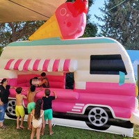 Tienda de Carnaval inflable personalizada inflable GMY, cabina de soporte de concesión inflable