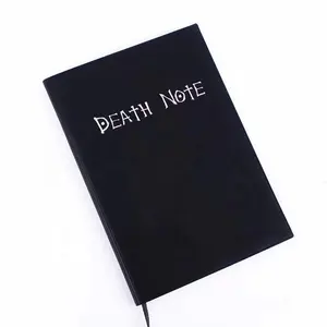 A5 Death Note Notebook Set Leder journal und Halskette und Feder stift für Animations kunst schreiben