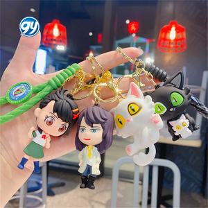 Porte-clés en silicone en forme de petit <span class=keywords><strong>chat</strong></span>, mignon, pour sac, décoration suspendue, vente en gros - Product Image 3