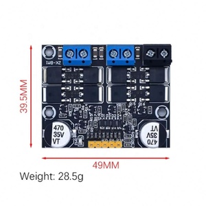 Módulo de accionamiento de motor de CC dual de 10A, regulación de velocidad PWM hacia adelante y hacia atrás, atenuación, 3-18v, bajo voltaje, alta corriente - Product Image 5