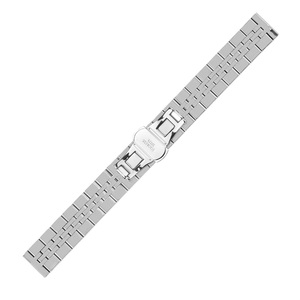 Bracelet de montre Jubilé en acier inoxydable, maillons larges de 20 mm, fermoir déployant argenté pour montres-bracelets vintage - Product Image 3