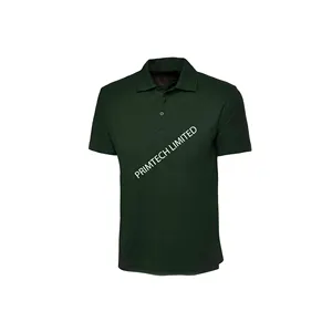 热卖马球领高性能马球跑步定制标志棉高尔夫衬衫孟加拉男士干爽马球衬衫