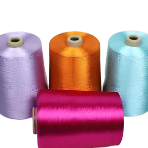 공장 직영 30D/24F-300D/50F 비스코스 필라멘트 밝은 흰색. 색상 내보내기 일류 품질 - Product Image 1