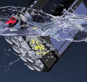 Có thể sạc lại LED Spotlight năng lượng mặt trời Powered cầm tay tìm kiếm ánh với COB công nghệ dài-phạm vi đèn pin - Product Image 6