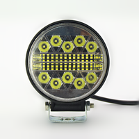Lumière de travail LED noire 12v 24v 42W, tracteur, camion, J Eep, tout-terrain, lumière de conduite LED, feu antibrouillard LED, lampe FORO LED