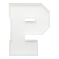 Verjaardag decoratieve vulbare lettervormige doos van 25,4 cm van plastic PLA, geschikt voor cake, brood, sushi, snacks en chocolade