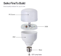 Ampoules LED de haute qualité 5W 7W 9W 12W 15W 18W 24W, ampoules LED T