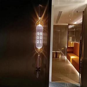 2026 חדש RFQprint שלטי מספרי יחידות מוארים לדלתות חדרים, מספרי דלתות לדירות עם פעמון ו-DND למספרי דירות - Product Image 1