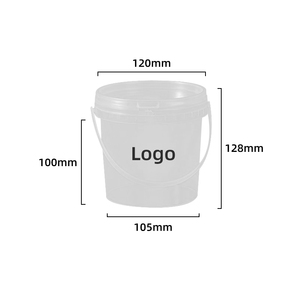 Vente en gros bon marché Tambour en plastique de qualité <span class=keywords><strong>alimentaire</strong></span> Épaissie scellée Écrevisse Fruit Lait Thé Sel explosif Transparent Chimique - Product Image 3