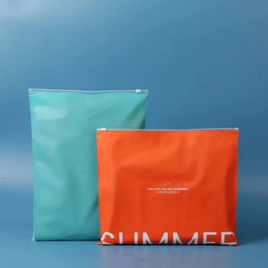 Bolsas de Plástico Recicladas con Cierre Ziplock, Mate, Esmeriladas, para Ropa, Embalaje y Envío, Bolsas de Polietileno LDPE con Cierre Deslizante - Product Image 2