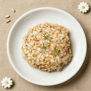 Repas rapide au micro-ondes, riz de konjac, riche en fibres, nutrition instantanée équilibrée, prêt à manger - Product Image 1