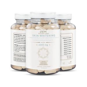 Capsules blanchissantes pour la peau en marque blanche OEM, produit de beauté sain, pilules efficaces pour blanchir la peau et le corps, suppléments de collagène OEM - Product Image 1