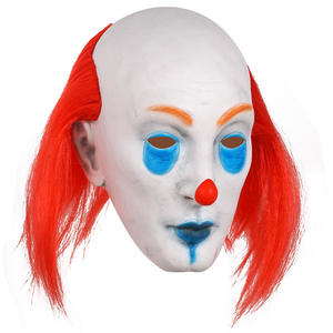 ชุดแฟนซีหน้ากากฮาโลวีนสำหรับผู้ใหญ่หน้ากากตัวตลกสยองขวัญแบบเต็มหัวอุปกรณ์เสริมงานปาร์ตี้กำหนดเอง - Product Image 4