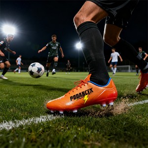 Chaussures <span class=keywords><strong>de</strong></span> <span class=keywords><strong>Futsal</strong></span> Professionnelles Personnalisées OEM en Cuir PU à Coupe Basse pour Hommes - Product Image 4