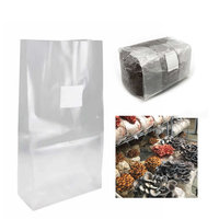 Bolsas de Cultivo de Hongos Transparentes de Polipropileno para Autoclave, Transpirables, con Filtro de 0.5 Micras, 13*12*50cm