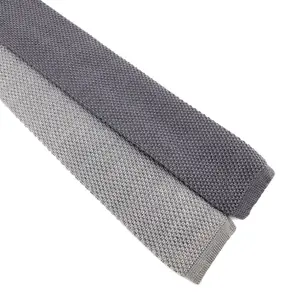 时尚经典定制100% 羊毛针织领带，纯色领带