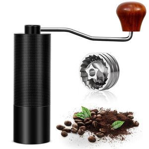 Molinillo de Café Manual de Acero Inoxidable 420 con Logotipo Personalizado, Ajustable en Grosor de Molienda, para Espresso - Product Image 1