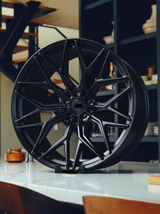 Jantes en alliage d'aluminium forgé RCSR personnalisées noires <span class=keywords><strong>18</strong></span>-21 <span class=keywords><strong>pouces</strong></span> 5x120/5x114.3 pour F80/F82/M8/M3/M4/M5/X5/Z4 535 - Nouveau fini brossé - Product Image 4
