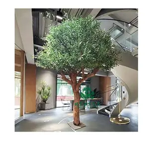 zhen xin qi crafts Home Living Room Decoration Customized size and shape artificial olive tree for garden decoration