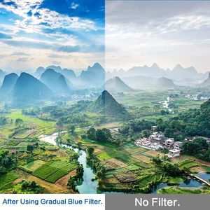Filtro de Gradación de 52 mm: Revestimiento Multicapa, Efectos de Color Amarillo, Azul y Rojo para Lentes con Filtros de Gradación de Color Profesionales - Product Image 3
