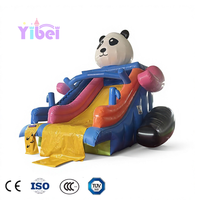 Toboggan aquatique gonflable géant en PVC pour enfants, idéal pour les jeux aquatiques en extérieur, les amusements d'été en famille dans la cour, avec certificat CE