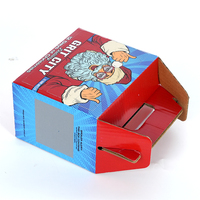 Nouvelle conception, boîte de transport pliable robuste pour bouteilles de bière, boîte d'emballage pour 6 bouteilles de vin ou de bière, boîte à bière à emporter avec poignée
