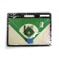 2025 nouveau Design 17x13 pouces en alliage d'aluminium stratégie de Baseball presse-papiers magnétique effaçable à sec Surface en plastique