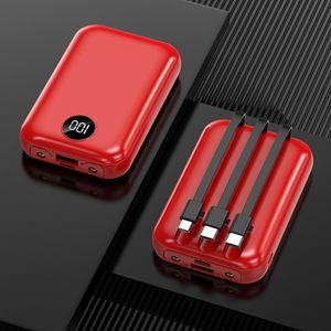 Chargeur portable mini 10W, 10000mAh 20000mAh, grande capacité, câble intégré, affichage LED, batteries externes - Product Image 5