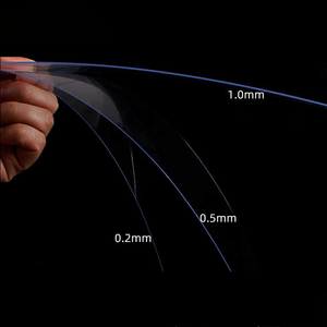 غشاء واقي على الوجهين مقاس A4 ، ورقة بلاستيكية شفافة من كلوريد البولي فينيل ، سماكة من البلاستيك الشفاف - Product Image 1