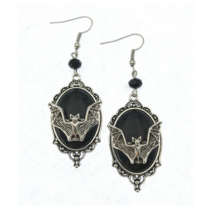 Orecchini pendenti Punk per donne gioielli di <span class=keywords><strong>moda</strong></span> Y2K Gothic Black pipistrello orecchini - Product Image 1