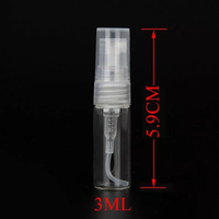 2ml 3ml 5ml 10ml ATOMISEURS DE PARFUM EN VERRE pour Parfum Vide Échantillon de Parfum Vaporisateur Bouteilles pour Décanter