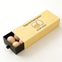 Boîte d'emballage en carton ondulé personnalisée pour œufs, 10 ou 20 alvéoles, conception sur mesure, pour l'emballage alimentaire des œufs, vente en gros, boîte économique