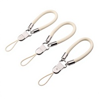 Cordon de téléphone simple en polyester, polyvalent pour l'extérieur, anti-perte, porte-clés universel, sangle pour bouteille d'eau, cordon pour tasse à poignée courte