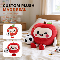 Peluches personnalisées OEM ODM, adorables animaux en peluche avec impression de logo pour cadeau d'anniversaire pour enfants, faible MOQ