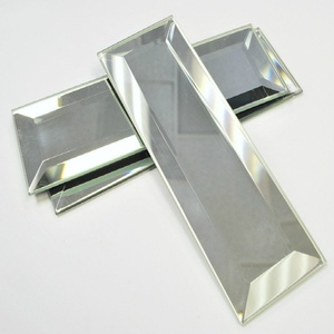 SINOY 4mm Large Beveled Mirror Tiles for Mirrors Home Decor <b>Wall</b> - Product Image 1