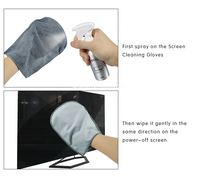 Nouveaux produits : Liquide nettoyant pour écrans de télévision et d'ordinateur, spray nettoyant pour tablettes et téléphones portables avec kit de gants