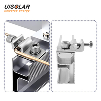 Système de montage solaire UISOLAR, accessoires de fixation PV, borne de mise à la terre conductrice GL pour support de panneau solaire sur toit
