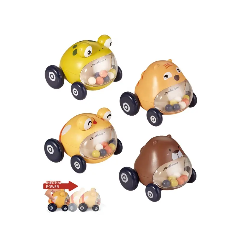 Social Media Hot Trends Cute Animal Mini Children Toy Cars Autos De Juguete veicolo giocattolo a frizione scorrevole