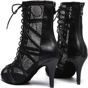 Chaussures de <span class=keywords><strong>danse</strong></span> latine pour femmes, 7 cm, pour fêtes, mariages, salles de bal, bottes de <span class=keywords><strong>danse</strong></span> jazz, tango, <span class=keywords><strong>bachata</strong></span>, talons hauts - Product Image 6