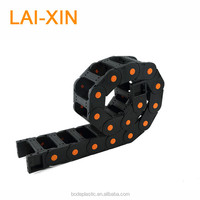 Chaîne de protection de câbles électrique flexible en plastique CNC LAI-XIN 40mm