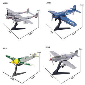 Modèles d'avions de chasse allemands de la Seconde Guerre mondiale à construire : P-38 Lightning (1/48), F4U Corsair, P-51 Mustang (1/42), <span class=keywords><strong>Bf109</strong></span> - Product Image 2