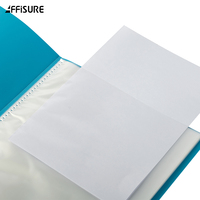 Carpeta de archivos de plástico PP, carpeta de exposición transparente, A4, 40 bolsillos, nuevo