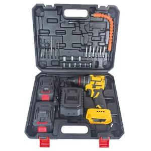 Perceuse électrique sans fil avec 2 batteries au lithium, 30 accessoires, visseuse à chocs à couple élevé pour la réparation automobile et le bricolage à domicile - Product Image 2
