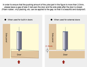 Matériau ouvert muet amortisseur à <span class=keywords><strong>fermeture</strong></span> en douceur tiroir en alliage d'aluminium Push Touch ABS plastique porte armoire loquet magnétique fermetures - Product Image 6