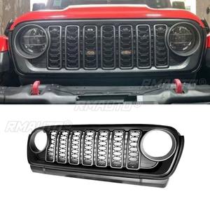 Parrilla Delantera para Auto, Parrilla Deportiva, Rejilla Frontal para JL Wrangler Gladiator 2018-2024, Kit de Carrocería, Accesorios para Auto - Product Image 3