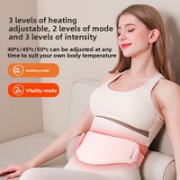 USB-Aufladbarer Fettverbrennungs-Taillengürtel mit Heiz- und Massagefunktion Schlankheits-Vibrationsgerät zur Körperformung