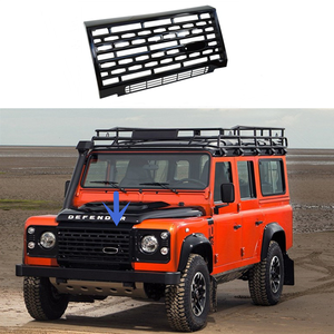 <span class=keywords><strong>Griglia</strong></span> Frontale in ABS per Auto, Copertura Mascherina Anteriore, <span class=keywords><strong>Griglia</strong></span> Radiatore Modificata per Land Rover Old Defender 90 110 - Product Image 2