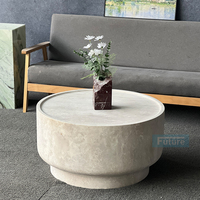 Table basse ronde en marbre Décoration de salon Table basse en marbre naturel Table basse en travertin pour salon