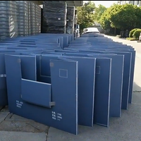 Vente en gros Boîte Palette Pliable 1200x1000x1150mm Chiffre d'Affaires Pliable en Plastique PP Manchons en Nid d'Abeille Caisse pour le Stockage