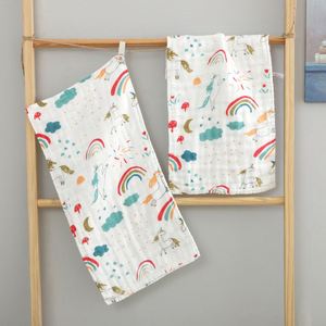 Toalla Facial de Algodón para Bebé de 6 Capas, 50x25cm, Fácil de Limpiar, Paño para Eructos, Pañuelo Largo, Gasa Cuadrada Tejida para el Hogar y el Baño - Product Image 4